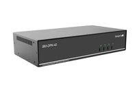 SmartAVI SM-DPN-4D-S Dual Head 4-Port DisplayPort KVM Switch with Audio and USB 2.0 Support. Includes SM-DPN-4D, PS12VD2A