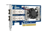 QNAP QXG-25G2SF-E810 DUAL-PORT SFP28 25GbE Network Expansion Card, LOW-PROFILE Form Factor, PCIE GEN4 X8