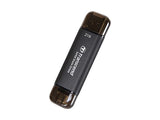 Transcend TS2TESD310C 2TB, External SSD,ESD310C,USB 10Gbps,Type C/A, Black