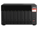 QNAP TS-873A-SW5T-US Desktop 8-BAY Nas/iscsi IP-SAN, AMD Ryzen V1000 Series V1500B 4C/8T 2.2 GHz, 8GB RAM, Two 2.5GbE, 10G-READY Bundled with QSW-1105-5T 2.5GbE X 5