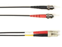 Black Box FOLZH10-003M-STLC-BK 10 GIG MM FO Patch Cable Duplx, Lszh, BK, Stlc, 3M