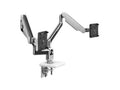 Humanscale X22DBW PP, M2.1 Dual, Angled, Dynamic, WH