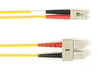 Black Box FOCMR62-SCLC-YL-83 62.5 MM FO Patch Cable Duplx, PVC, Yellow, Sclc, 83 Feet