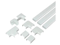 Sanus CCS2KWH 10pc 48in x 1in PVC Wht Cabel Org Kit