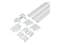 Sanus CCS3KWH 10pc 45in x 1.5in PVC Wht Cabel Org Kit