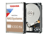 Toshiba HDWG780XZSTB N300 PRO - 3.5" - 8TB - SATA 6 Gb/s - 7200RPM - 512MB - 9.07Watt - works with a wide range of NAS system manufacturers for