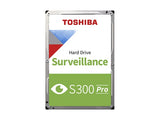 Toshiba HDWTA1AUZSVAR S300 PRO - 3.5" - 10TB - SATA 6 Gb/s - 7200RPM - 512MB - Supports up to 64 video cameras - High-endurance design - Elevate your security