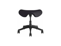 Humanscale F300GCF12FSSNSC Freedom Saddle Stool with Bar Height Cylinder - Graphite Corde 4 Fabric