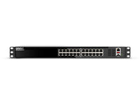 QNAP QSW-M3224-24T-US Rackmount Switch QSW-M3224-24T-US, Layer 3 Lite 24 port managed switch, 24 ports of 10GbE NBASE-T (10G/5G/2.5G/1G/100M), Easy management with