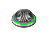 Shure MX395AL/BI-LED Bushed Aluminum Button Mic, BIDIRECTIONAL, remoteable LED, 5-Pin XLR (Female Connector Included)