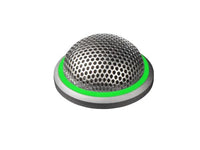 Shure MX395AL/O-LED Bushed Aluminum Button Mic, OMNIDIRECTIONAL, remoteable LED, 5-Pin XLR (Female Connector Included)