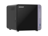 QNAP TS-432X-4G-US TS-432X 4-Bay ARM-based NAS with Hardware Encryption, Quad Core 2.0GHz, 4GB DDR4 RAM, 10GbE(SFP+), 2.5GbE and PCIe Gen3 Expansion Slot