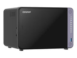 QNAP TS-632X-4G-US TS-632X 6-Bay ARM-based NAS with Hardware Encryption, Quad Core 2.0GHz, 4GB DDR4 RAM, 10GbE(SFP+), 2.5GbE and PCIe Gen3 Expansion Slot