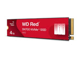 SanDisk WDS400T1R0C-68BDK0 4TB WD Red SN700 PCIe NVMe M.2 2280 - The fast-caching power of the WD Red SN700 NVMe SSD delivers robust system responsiveness and