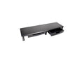 Eaton Tripp Lite MR4011DTAA Extra-Wide Dual-Monitor Riser with Storage Drawers, 39 x 11 in., Black, TAA