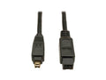 Eaton Tripp Lite F019-006 FireWire 800 IEEE 1394b Hi-speed Cable (9pin/4pin M/M) 6 ft. (1.83 m)