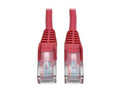 Eaton Tripp Lite N001-003-RD Cat5e 350 MHz Snagless Molded (UTP) Ethernet Cable (RJ45 M/M), PoE - Red, 3 ft. (0.91 m)