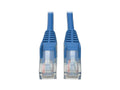 Eaton Tripp Lite N001-005-BL Cat5e 350 MHz Snagless Molded (UTP) Ethernet Cable (RJ45 M/M), PoE - Blue, 5 ft. (1.52 m)