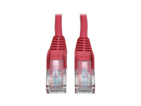 Eaton Tripp Lite N001-006-RD Cat5e 350 MHz Snagless Molded (UTP) Ethernet Cable (RJ45 M/M), PoE - Red, 6 ft. (1.83 m)
