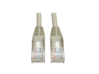 Eaton Tripp Lite N001-015-GY Cat5e 350 MHz Snagless Molded (UTP) Ethernet Cable (RJ45 M/M), PoE - Gray, 15 ft. (4.57 m)