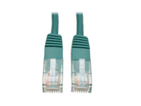 Eaton Tripp Lite N002-025-GN Cat5e 350 MHz Molded (UTP) Ethernet Cable (RJ45 M/M), PoE - Green, 25 ft. (7.62 m)