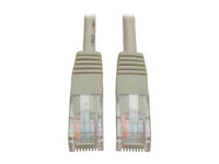 Eaton Tripp Lite N002-050-GY Cat5e 350 MHz Molded (UTP) Ethernet Cable (RJ45 M/M), PoE - Gray, 50 ft. (15.24 m)