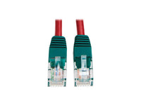 Eaton Tripp Lite N010-010-RD Cat5e 350 MHz Crossover Molded (UTP) Ethernet Cable (RJ45 M/M), PoE - Red, 10 ft. (3.05 m)