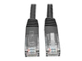 Eaton Tripp Lite N200-005-BK Cat6 Gigabit Molded (UTP) Ethernet Cable (RJ45 M/M), PoE, Black, 5 ft. (1.52 m)