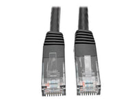 Eaton Tripp Lite N200-005-BK Cat6 Gigabit Molded (UTP) Ethernet Cable (RJ45 M/M), PoE, Black, 5 ft. (1.52 m)