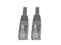 Eaton Tripp Lite N200-050-GY Cat6 Gigabit Molded (UTP) Ethernet Cable (RJ45 M/M), PoE, Gray, 50 ft. (15.24 m)