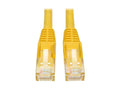 Eaton Tripp Lite N201-003-YW Cat6 Gigabit Snagless Molded (UTP) Ethernet Cable (RJ45 M/M), PoE, Yellow, 3 ft. (0.91 m)