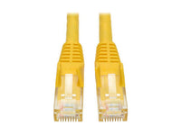 Eaton Tripp Lite N201-003-YW Cat6 Gigabit Snagless Molded (UTP) Ethernet Cable (RJ45 M/M), PoE, Yellow, 3 ft. (0.91 m)