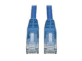 Eaton Tripp Lite N201-005-BL Cat6 Gigabit Snagless Molded (UTP) Ethernet Cable (RJ45 M/M), PoE, Blue, 5 ft. (1.52 m)