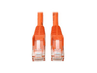 Eaton Tripp Lite N201-025-OR Cat6 Gigabit Snagless Molded (UTP) Ethernet Cable (RJ45 M/M), PoE, Orange, 25 ft. (7.62 m)