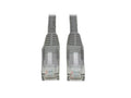 Eaton Tripp Lite N201-030-GY Cat6 Gigabit Snagless Molded (UTP) Ethernet Cable (RJ45 M/M), PoE, Gray, 30 ft. (9.14 m)