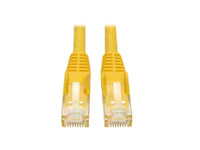 Eaton Tripp Lite N201-050-YW Cat6 Gigabit Snagless Molded (UTP) Ethernet Cable (RJ45 M/M), PoE, Yellow, 50 ft. (15.24 m)