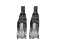 Eaton Tripp Lite N201-06N-BK Cat6 Gigabit Snagless Molded (UTP) Ethernet Cable (RJ45 M/M), PoE, Black, 6-in. (15.24 cm)