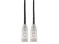 Eaton Tripp Lite N201-S02-BK Cat6 Gigabit Snagless Slim UTP Ethernet Cable (RJ45 M/M), PoE, Black, 2 ft. (0.61 m)