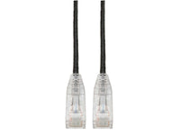 Eaton Tripp Lite N201-S05-BK Cat6 Gigabit Snagless Slim UTP Ethernet Cable (RJ45 M/M), PoE, Black, 5 ft. (1.52 m)