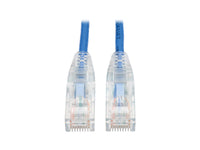 Eaton Tripp Lite N201-S07-BL Cat6 Gigabit Snagless Slim UTP Ethernet Cable (RJ45 M/M), PoE, Blue, 7 ft. (2.13 m)