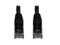 Eaton Tripp Lite N261-001-BK Cat6a 10G Snagless Molded UTP Ethernet Cable (RJ45 M/M), PoE, Black, 1 ft. (0.3 m)