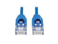 Eaton Tripp Lite N261-S15-BL Cat6a 10G Snagless Molded Slim UTP Ethernet Cable (RJ45 M/M), Blue, 15 ft. (4.57 m)
