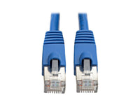 Eaton Tripp Lite N262-007-BL Cat6a 10G Snagless Shielded STP Ethernet Cable (RJ45 M/M), PoE, Blue, 7 ft. (2.13 m)