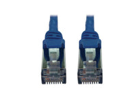 Eaton Tripp Lite N262-S01-BL Cat6a 10G Snagless Shielded Slim STP Ethernet Cable (RJ45 M/M), PoE, Blue, 1 ft. (0.3 m)