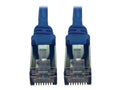 Eaton Tripp Lite N262-S03-BL Cat6a 10G Snagless Shielded Slim STP Ethernet Cable (RJ45 M/M), PoE, Blue, 3 ft. (0.9 m)
