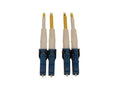 Eaton Tripp Lite N370X-02M 400G Duplex Singlemode 9/125 OS2 Switchable Fiber Optic Cable (LC/UPC M/M), LSZH, Yellow, 2 m (6.6 ft.)