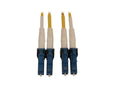 Eaton Tripp Lite N370X-03M 400G Duplex Singlemode 9/125 OS2 Switchable Fiber Optic Cable (LC/UPC M/M), LSZH, Yellow, 3 m (9.8 ft.)
