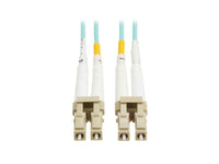 Eaton Tripp Lite N820-01M-OM4TAA 10Gb/40Gb/100Gb Duplex Multimode 50/125 OM4 LSZH Fiber Patch Cable (LC/LC), Aqua, 1M (3.3 ft.), TAA