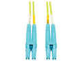 Eaton Tripp Lite N820-10M-OM5 100G Duplex Multimode 50/125 OM5 LSZH Fiber Optic Cable (LC/LC), Lime Green, 10 m