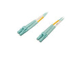Eaton Tripp Lite N820-20M-OM4 100G Duplex Multimode 50/125 OM4 LSZH Fiber Optic Cable (LC/LC), Aqua, 20 m